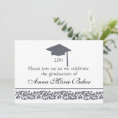 Afstuderen vieren kaart (Staand voorkant)