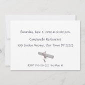 Afstuderen vieren kaart (Achterkant)