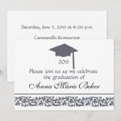 Afstuderen vieren kaart (Voorkant / Achterkant)