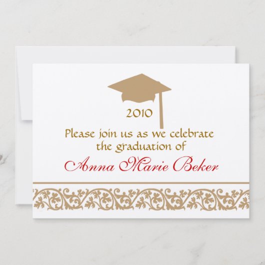 Afstuderen vieren kaart (Voorkant)