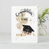 Afstuderen vieren modern (Staand voorkant)