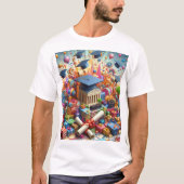 Afstuderen vieren t-shirt (Voorkant)
