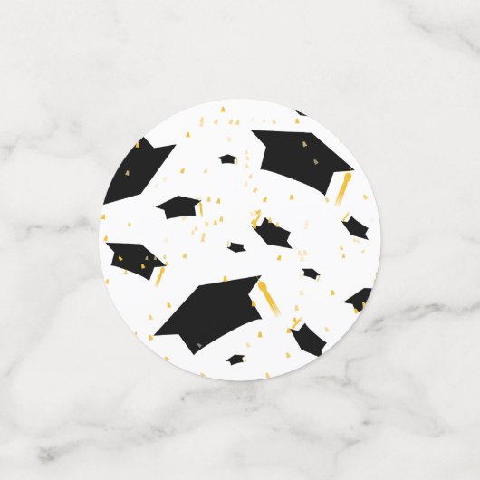 Afstuderen vieren - Tafel Confetti (Kleine voorkant)