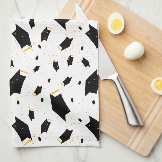 Afstuderen vieren theedoek (Quarter Fold)