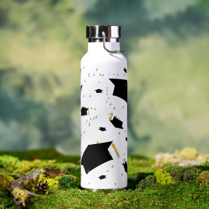 Afstuderen vieren waterfles