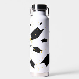 Afstuderen vieren waterfles