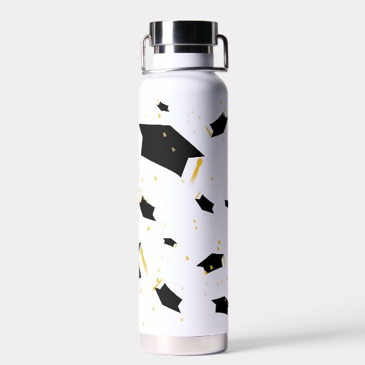 Afstuderen vieren waterfles (Achterkant)