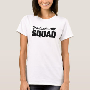 Afstuderen vierkant t-shirt