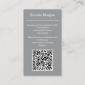 Afstuderen Visitekaartje (Achterkant)