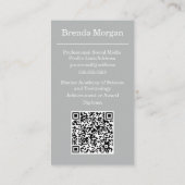 Afstuderen Visitekaartje (Achterkant)