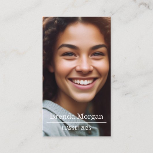 Afstuderen Visitekaartje (Voorkant)