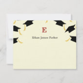 Afstuderen vliegende Petten Dank je kaarten (Voorkant)