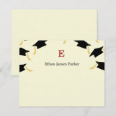 Afstuderen vliegende Petten Dank je kaarten (Voorkant / Achterkant)