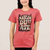 Afstuderen Vlindertje Shirt – Vetgedrukte Retro Af (Voorkant)