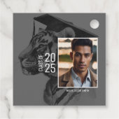 Afstuderen Voeg twee foto's toe Bedankjes Labels (Achterkant)