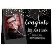 Afstuderen voegt één foto samen groot cadeauzakje (Voorkant)