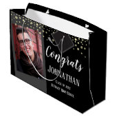 Afstuderen voegt één foto samen groot cadeauzakje (Achterkant Gekanteld)