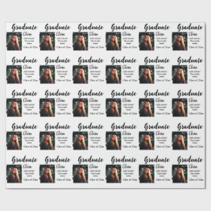 Afstuderen voegt naamklasse van 20xx congrats toe  cadeaupapier