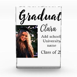 Afstuderen voegt naamklasse van 20xx congrats toe fotoblokken