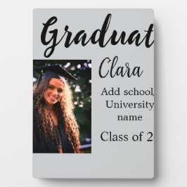 Afstuderen voegt naamklasse van 20xx congrats toe fotoplaat