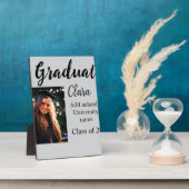 Afstuderen voegt naamklasse van 20xx congrats toe  fotoplaat (Zijkant)