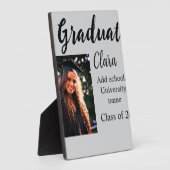 Afstuderen voegt naamklasse van 20xx congrats toe  fotoplaat (Zijkant)