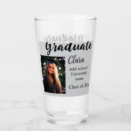 Afstuderen voegt naamklasse van 20xx congrats toe glas