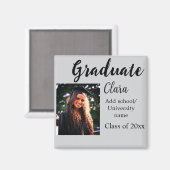 Afstuderen voegt naamklasse van 20xx congrats toe  magneet (Voorkant / Achterkant)