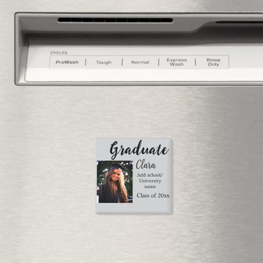 Afstuderen voegt naamklasse van 20xx congrats toe  magneet (Insitu (Vaatwasser))