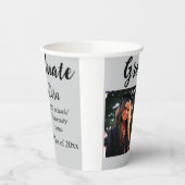 Afstuderen voegt naamklasse van 20xx congrats toe  papieren bekers (Links)