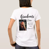 Afstuderen voegt naamklasse van 20xx congrats toe  t-shirt (Achterkant)