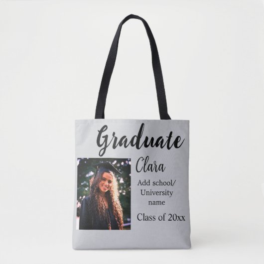 Afstuderen voegt naamklasse van 20xx congrats toe tote bag (Voorkant)