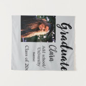 Afstuderen voegt naamklasse van 20xx congrats toe wandkleed (Voorkant (horizontaal))