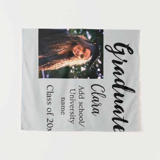 Afstuderen voegt naamklasse van 20xx congrats toe wandkleed (Voorkant (horizontaal))