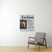 Afstuderen voegt naamklasse van 20xx congrats toe wandkleed (In situ)