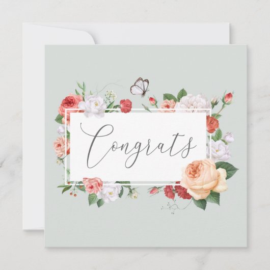 Afstuderen voegt zacht perzik en groene flora toe (Voorkant)