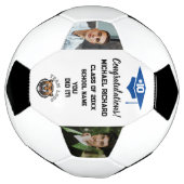 Afstuderen Voetbal Custom Foto & Naam Keepsake (Gedraaid)