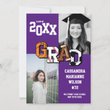 Afstuderen Voetbal Football Paars