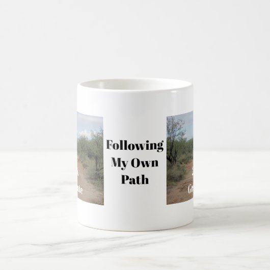 Afstuderen volgt eigen pad woestijnpad Afstuderen Koffiemok (Center)