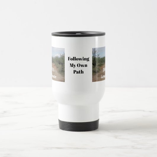 Afstuderen volgt eigen pad woestijnpad Afstuderen Reisbeker (Center)