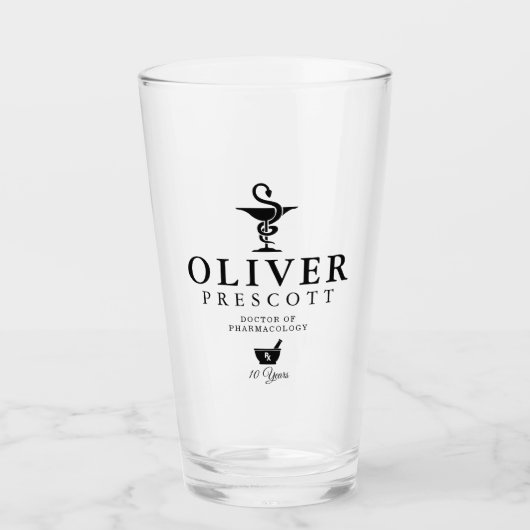 Afstuderen voor apothekers | Pensionering Glas (Voorkant)