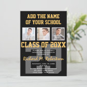 Afstuderen voor Athlete Team Colors Kaart (Staand voorkant)