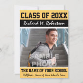 Afstuderen voor Athlete Team Colors Kaart (Achterkant)