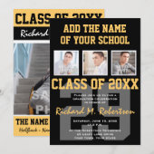 Afstuderen voor Athlete Team Colors Kaart (Voorkant / Achterkant)