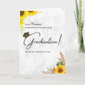 Afstuderen voor automatische gelukwensen kaart (Voorkant)