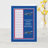 Afstuderen voor basisopleiding luchtmacht kaart (Gele Bloem)