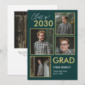 Afstuderen voor bewerkbare galerij bewerken kaart (Voorkant / Achterkant)