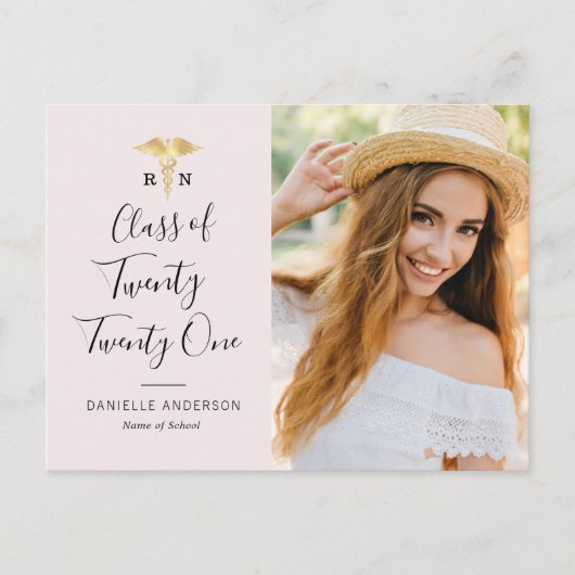 afstuderen voor borstvoeding briefkaart (Voorkant)