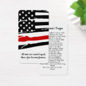 Afstuderen voor brandweerkorpkaartenbrandblussers visitekaartje (Bureau)