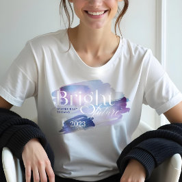 Afstuderen voor Bright Future Starry Iridescent Pa Tri-Blend Shirt